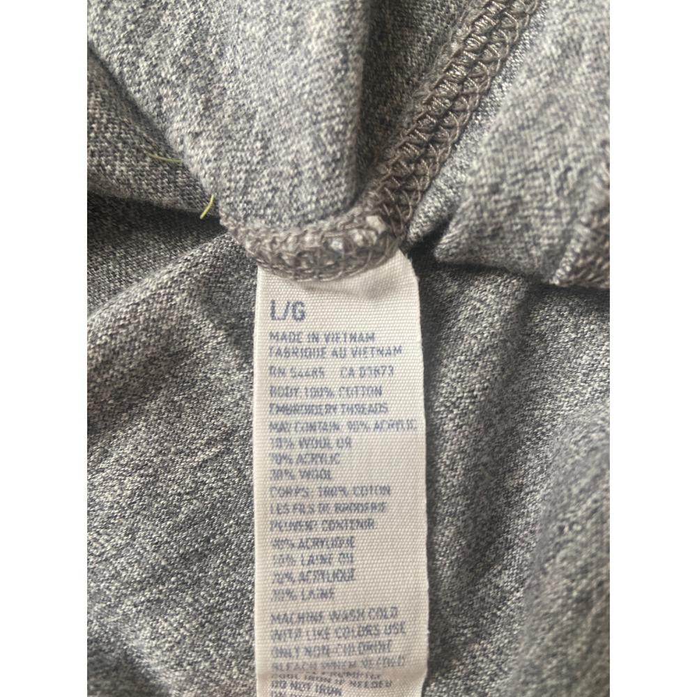 American Eagle Mens Athletic Fit T-Shirt Grey Heather Graphic Tee Large - Picture 5 of 6